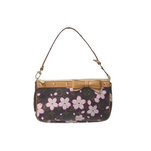 LOUIS VUITTON Takashi Murakami Pochette Accessoires Monogram Cherry Blossom